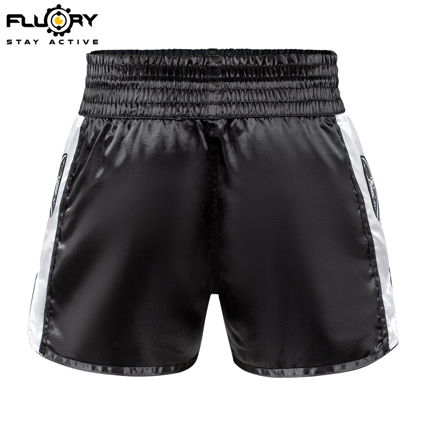 FLUORY Muay Thai Shorts MTSF132 Black