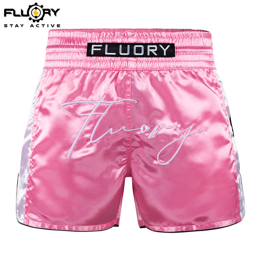FLUORY Muay Thai Shorts MTSF132 Pink