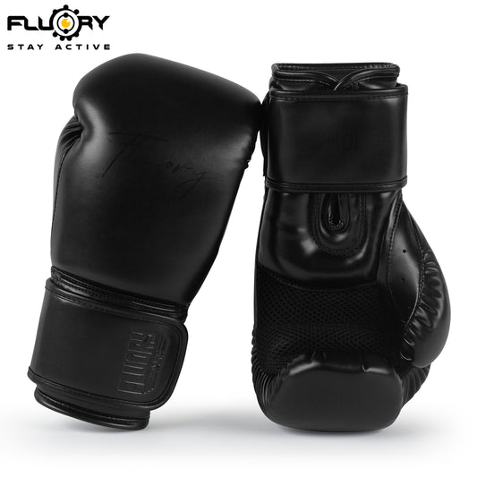 FLUORY Boxing Gloves BGF09 Black