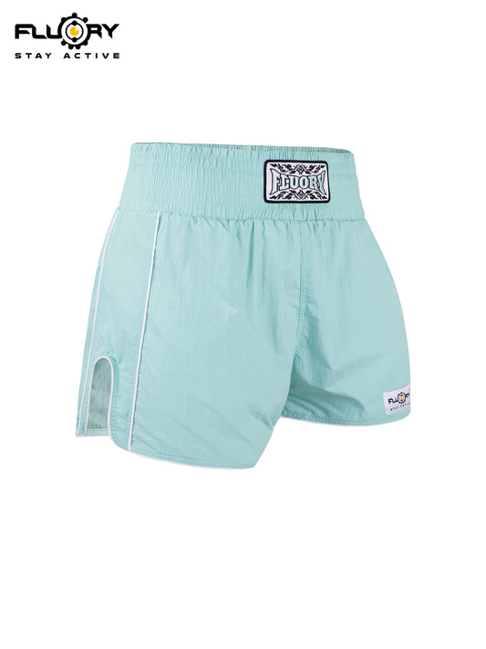 FLUORY Muay Thai Shorts MTSF88 LightBlue