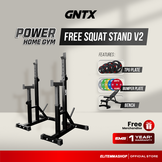 POWER HOME GYM GENETIX FREE SQUAT STAND V2