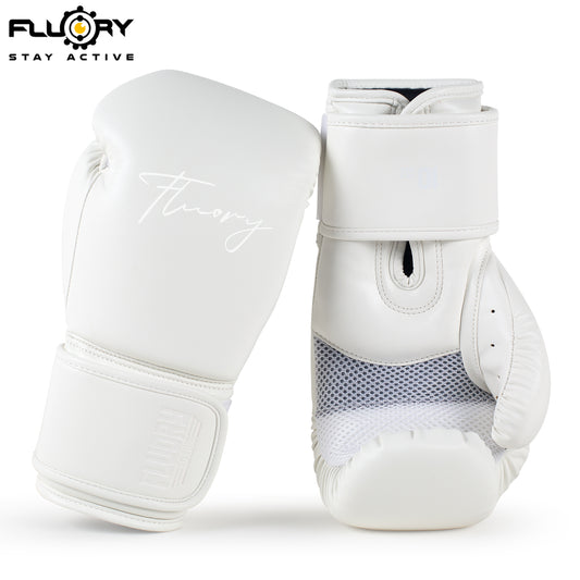 FLUORY Boxing Gloves BGF09 White
