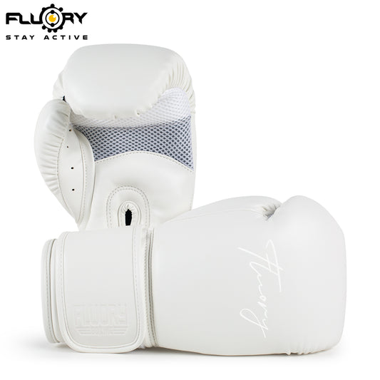 FLUORY Boxing Gloves BGF09 White