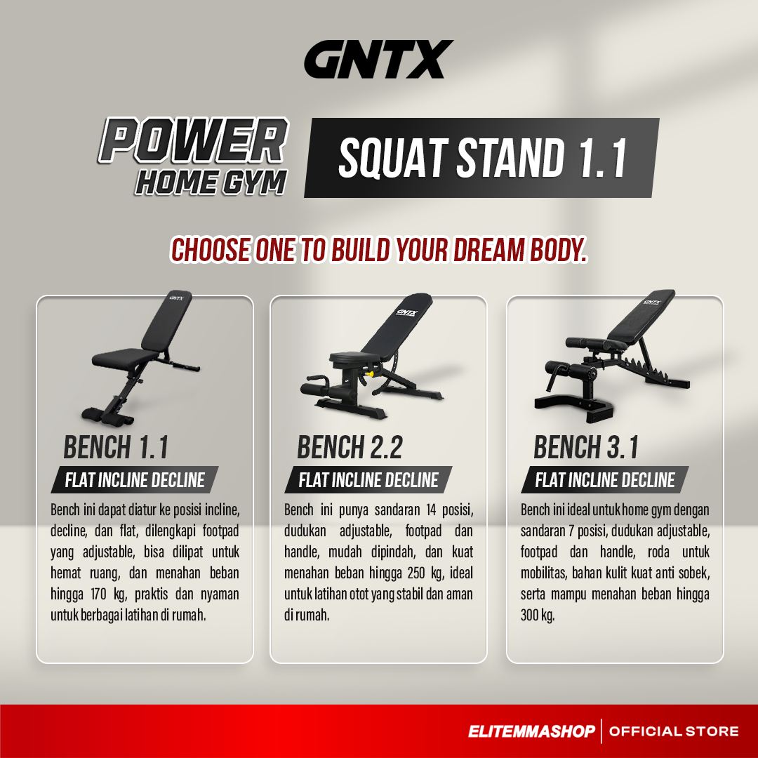 POWER HOME GYM GENETIX SQUAT STAND 1.1