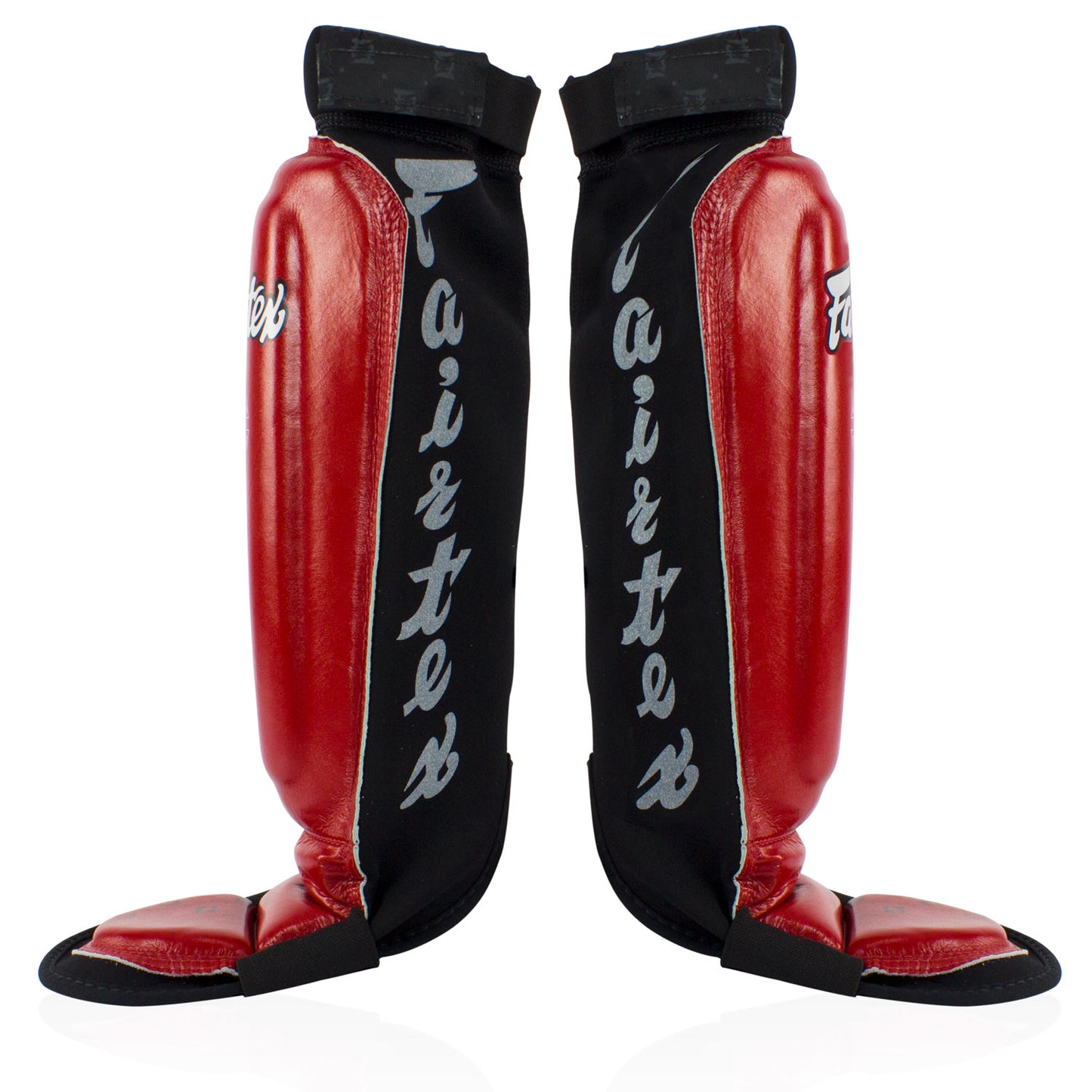 FAIRTEX Neoprene Shinpads - RedBlack SP6