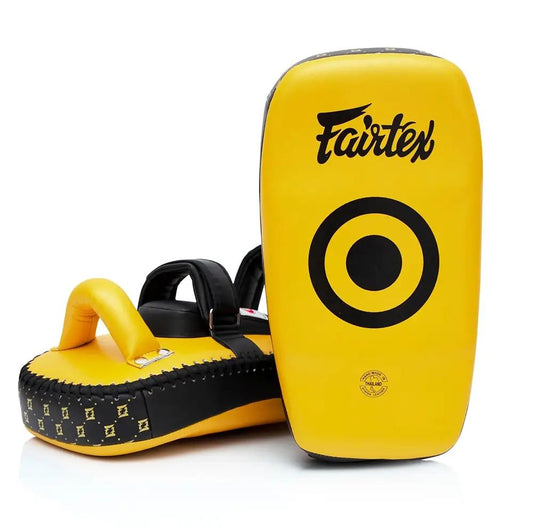FAIRTEX Lightweight Kick Pads KPLC5 GoldBlack
