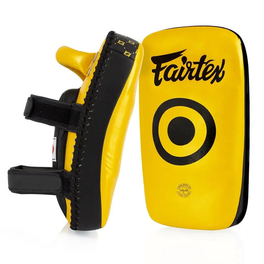 FAIRTEX Lightweight Kick Pads KPLC5 GoldBlack