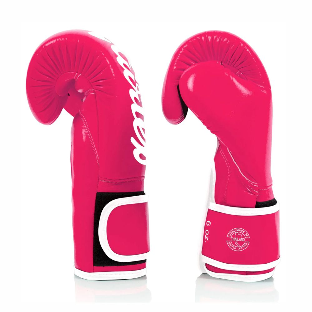 FAIRTEX Boxing Gloves BGV14 PinkWhitePiping
