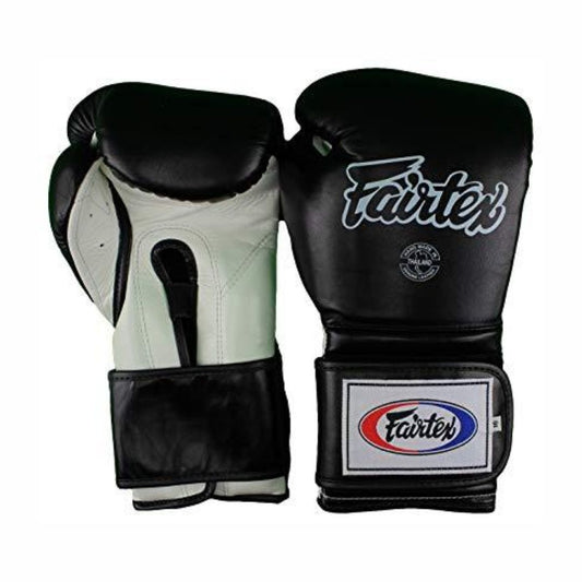 FAIRTEX Mexican Style Training Boxing Gloves BlackWhite BGV9
