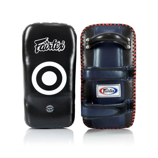 FAIRTEX Standard Kick Pads Curve (Pair) - BlackBlue KPLC2