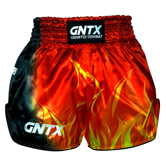 GENETIX GNTX FIRE MUAY THAI SHORTS