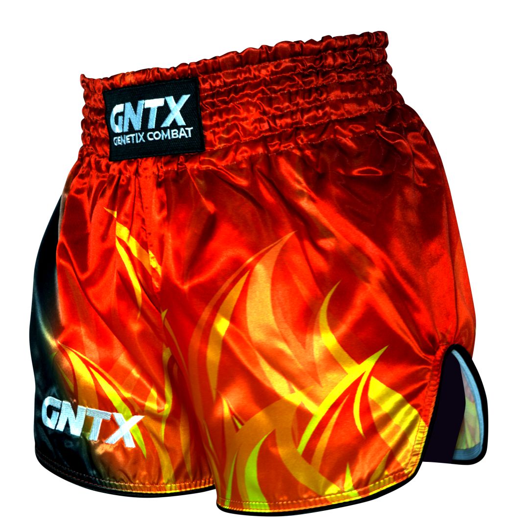 GENETIX GNTX FIRE MUAY THAI SHORTS