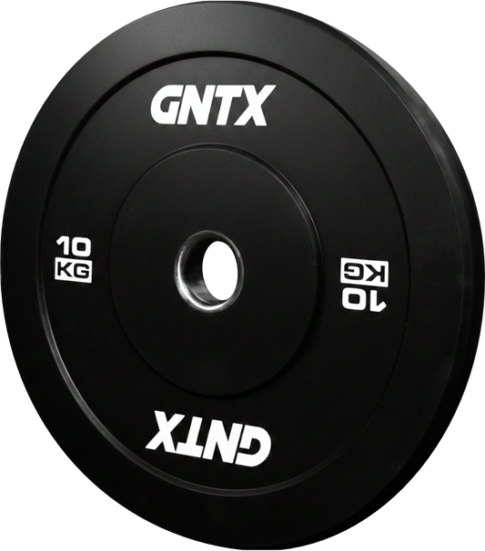 GENETIX FIT Black Training Bumper Plate 10KG (Pair)