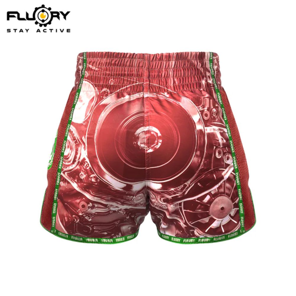 FLUORY Muay Thai Shorts MTSF127 Red