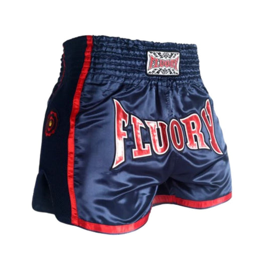 FLUORY Muay Thai Shorts MTSF22 Blue