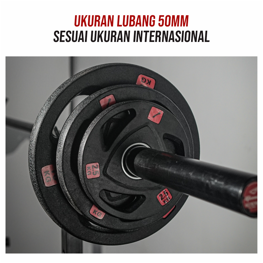 GENETIX FIT TPU Weight Plate Set 2.5KG-20KG (Pair)