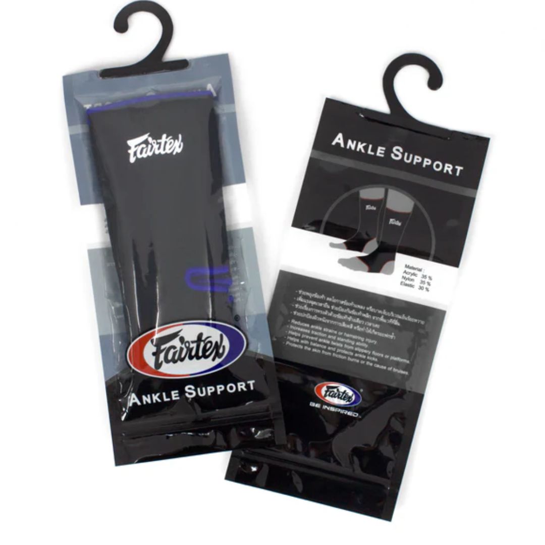 FAIRTEX Ankle Supports - Black/Blue AS1