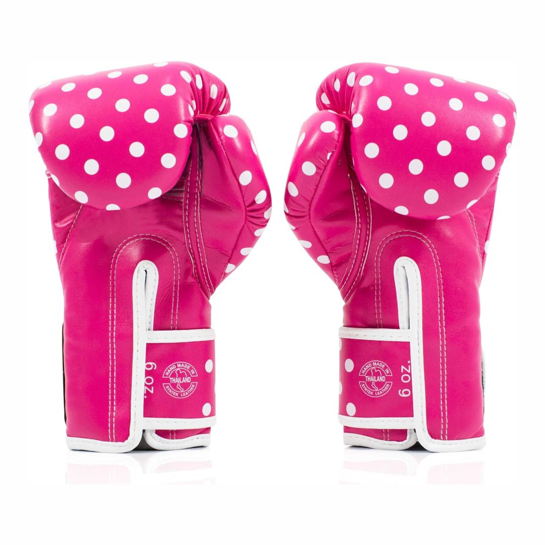 FAIRTEX Boxing Gloves BGV14 Polkadot Pink