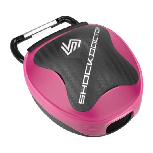 Shockdoctor Anti-Microbial Mouthguard Case/Trans Pink - OSFA