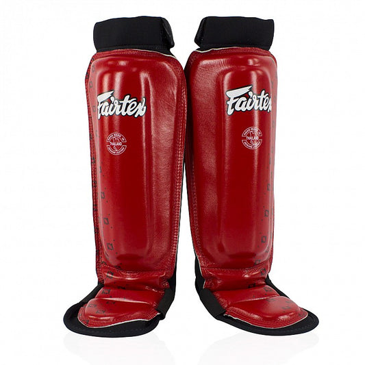 FAIRTEX Neoprene Shinpads - RedBlack SP6