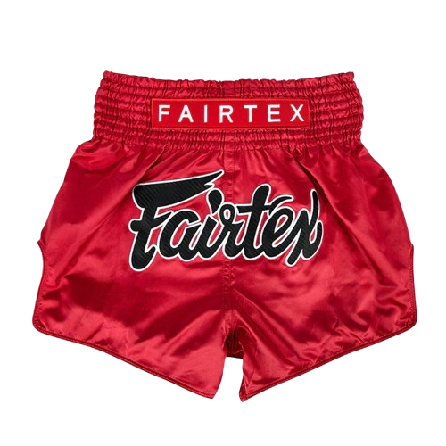 FAIRTEX Slim Cut Muaythai Shorts Red Diamond BS1936