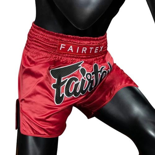 FAIRTEX Slim Cut Muaythai Shorts Red Diamond BS1936