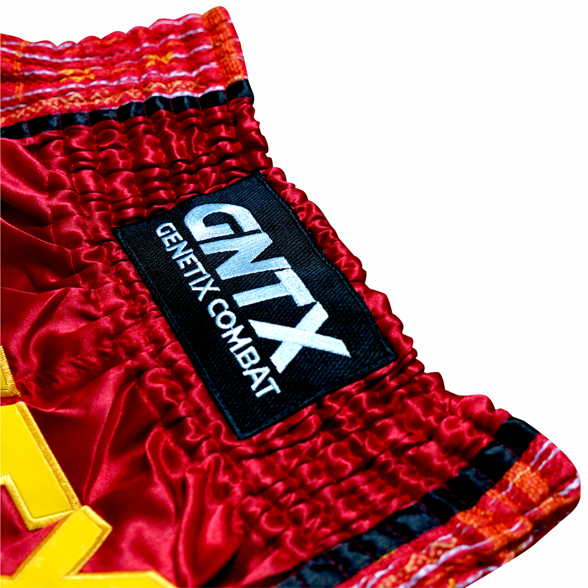 GENETIX GNTX KARO MUAY THAI SHORTS RED
