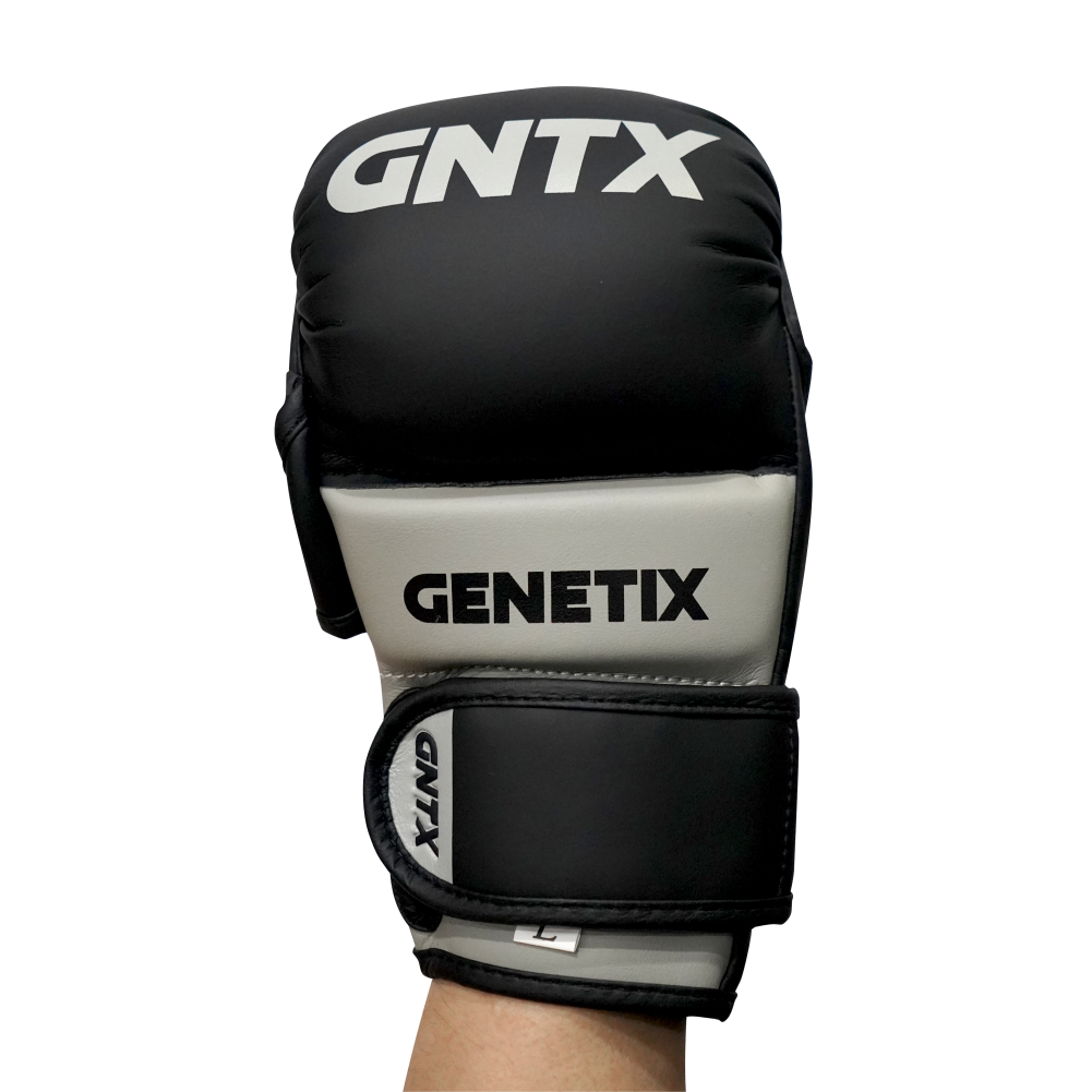 GENETIX COMBAT GNTX SPARRING MMA GLOVES MG5 BlackGrey