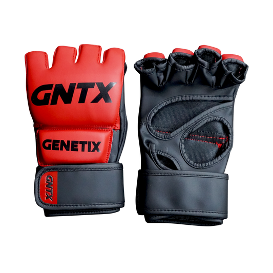 GENETIX COMBAT GNTX MMA GLOVES MG1 BlackRed