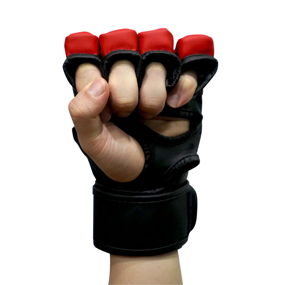 GENETIX COMBAT GNTX MMA GLOVES MG1 BlackRed