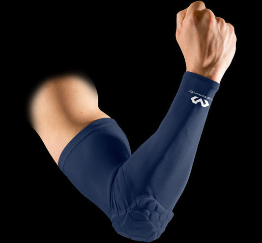 mcdavid hextm shooter arm sleeve single 6500 prot navy