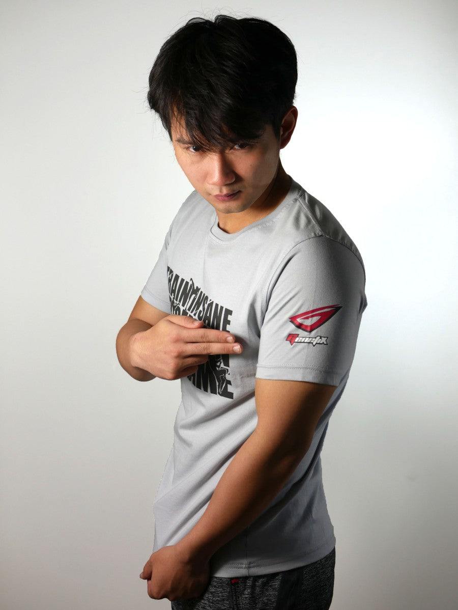 GENETIX TRAIN INSANE Tshirt Grey