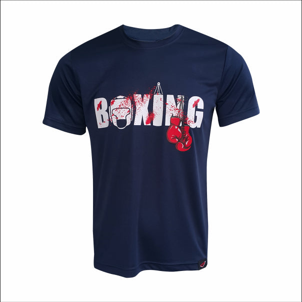 GENETIX BOXING Tshirt Navy Blue