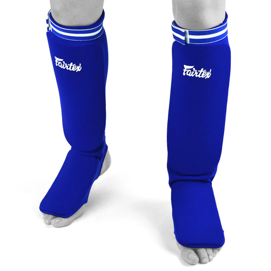 FAIRTEX Fabric Shinpads BLUE SPE1