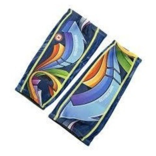 GRIPS CALF SLEEVES GRAFFITI - BLUE