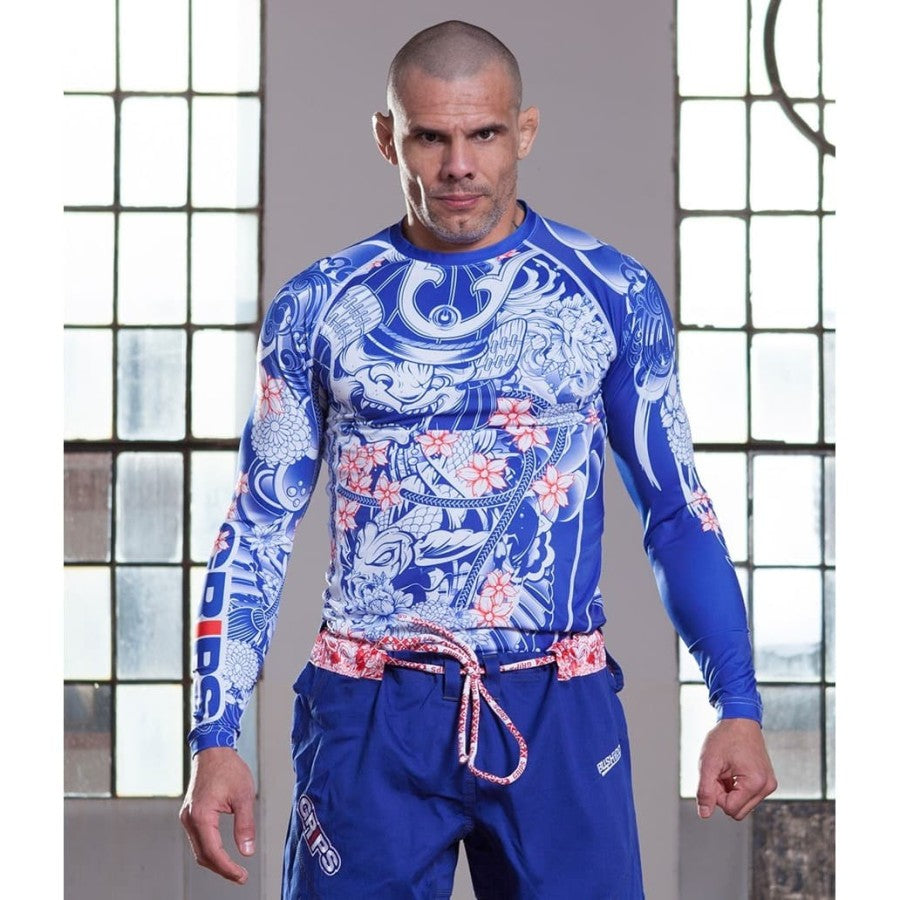 GRIPS Man Limited Edition Bushido Rashguard Blue