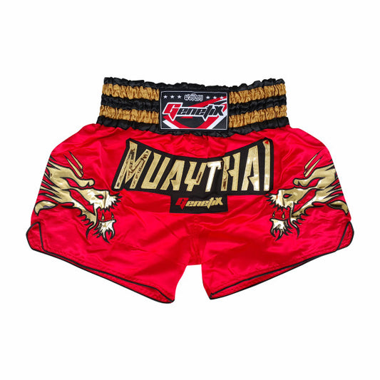 GENETIX MS0105 MUAY THAI SHORT Red