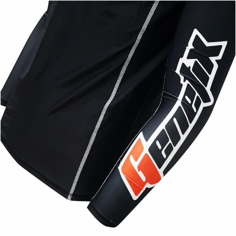 GENETIX ICON Rashguard LS RG002 BlackWhite