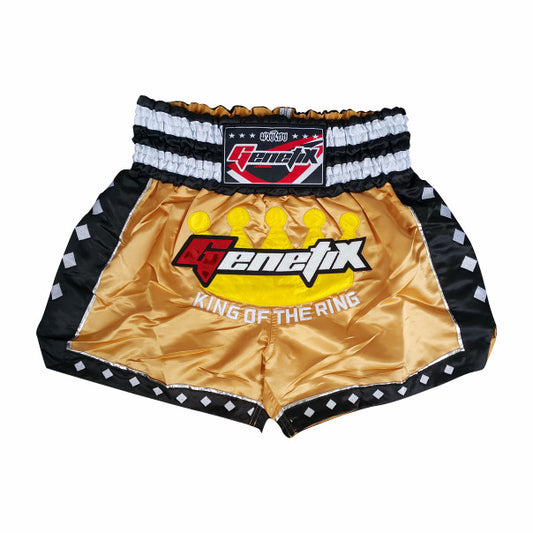 GENETIX MS0103 MUAY THAI SHORT Gold