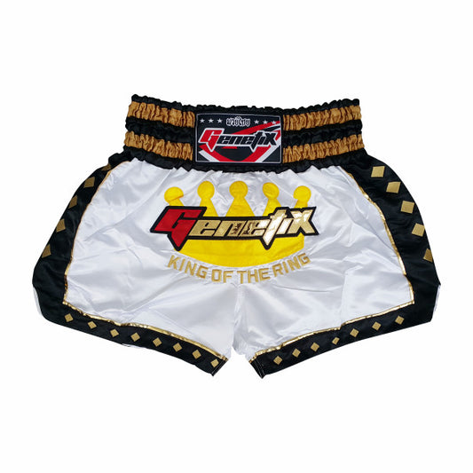 GENETIX MS0103 MUAY THAI SHORT Silver