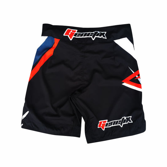 GENETIX HEXAGON MMA SHORTS Black