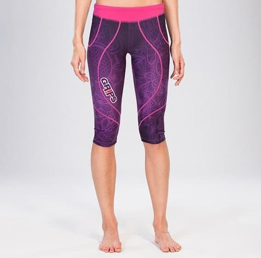 GRIPS Women Legging Purple Short - PURPLE
