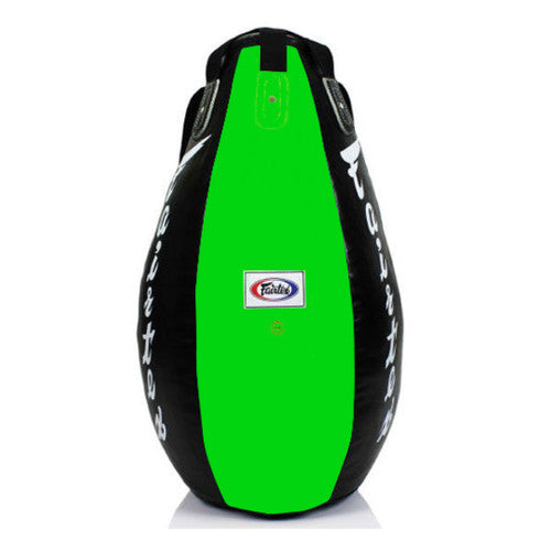 FAIRTEX Super Tear Drop Heavy Bag HB15 - BlackGreen
