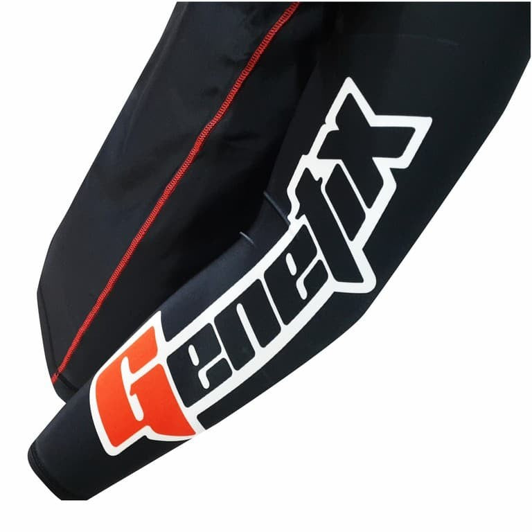 GENETIX ICON Rashguard LS RG002 BlackRed