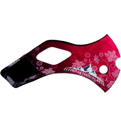 Elevation Mask Sleeves Dark Pink Floral