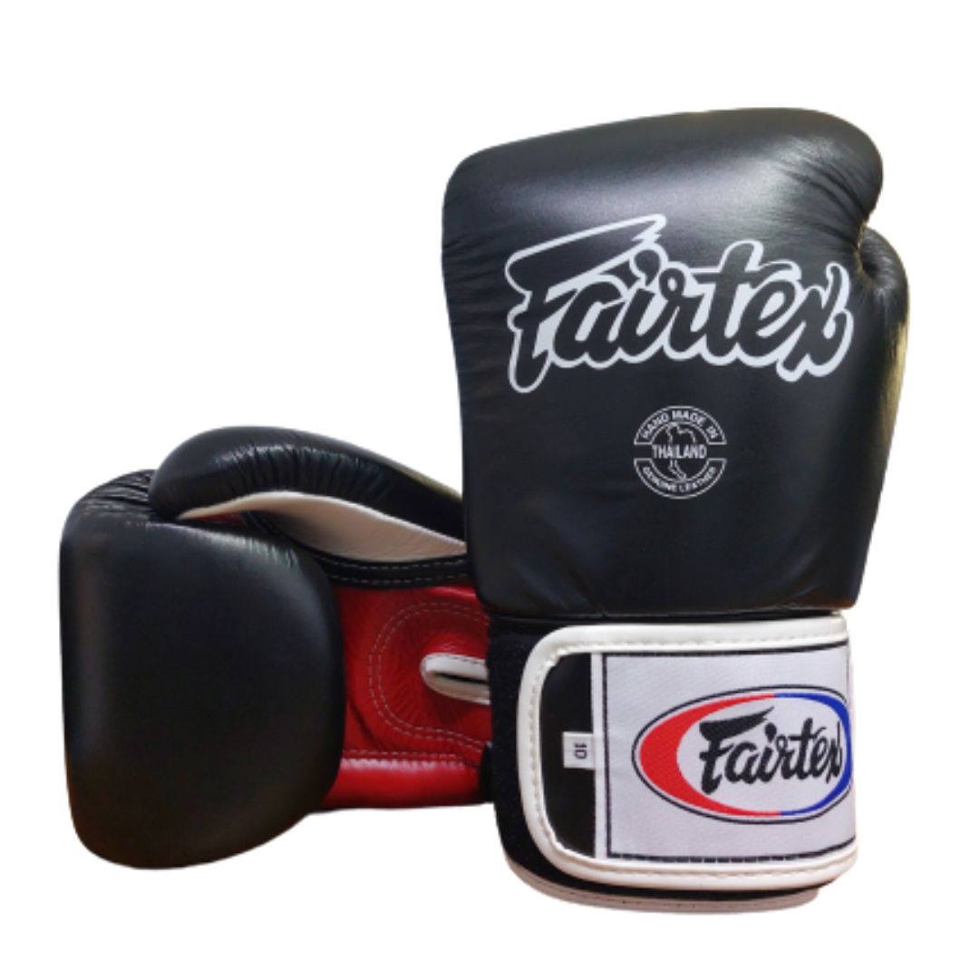 FAIRTEX Boxing Gloves STD BGV1 BlackRedWhite