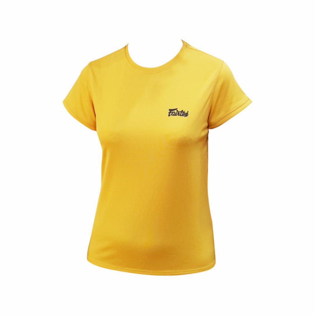 FAIRTEX Women Fitness Shirt - Yellow BWC3