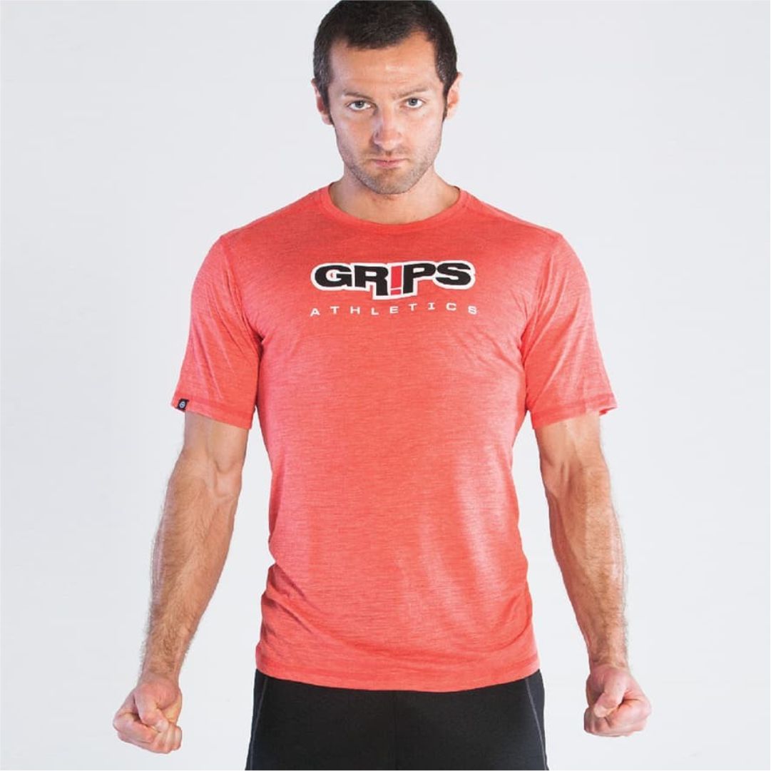 GRIPS Men BASELINE TEE SHIRT - RED