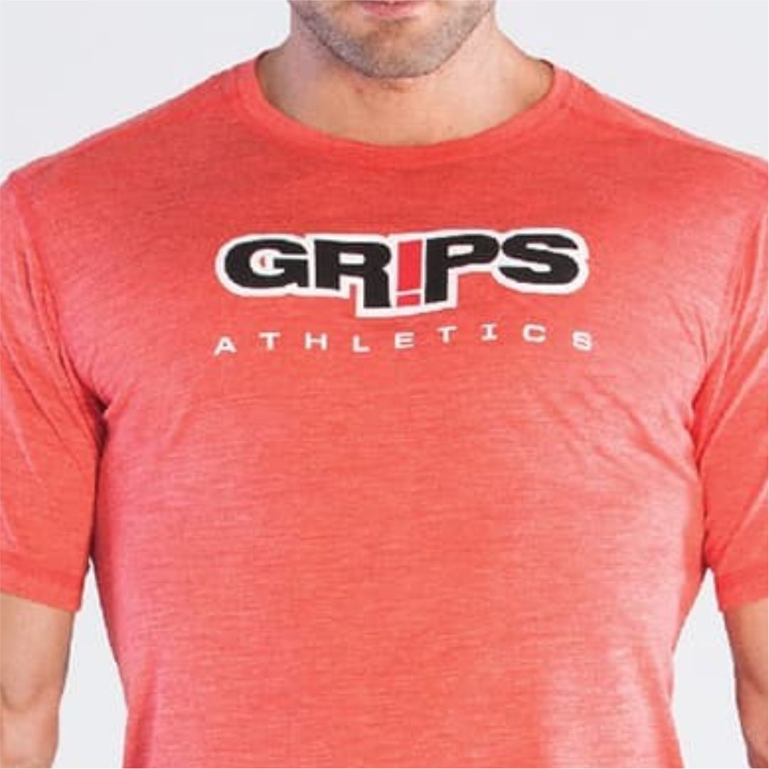 GRIPS Men BASELINE TEE SHIRT - RED