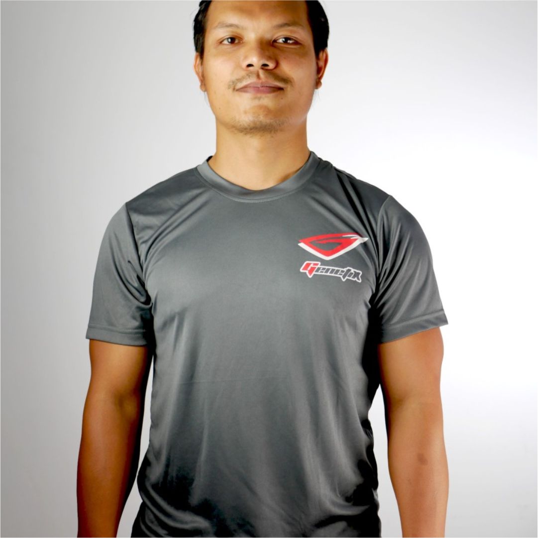 GENETIX BASIC Tshirt Dark Grey